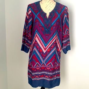 Purple and blue mini dress | size small